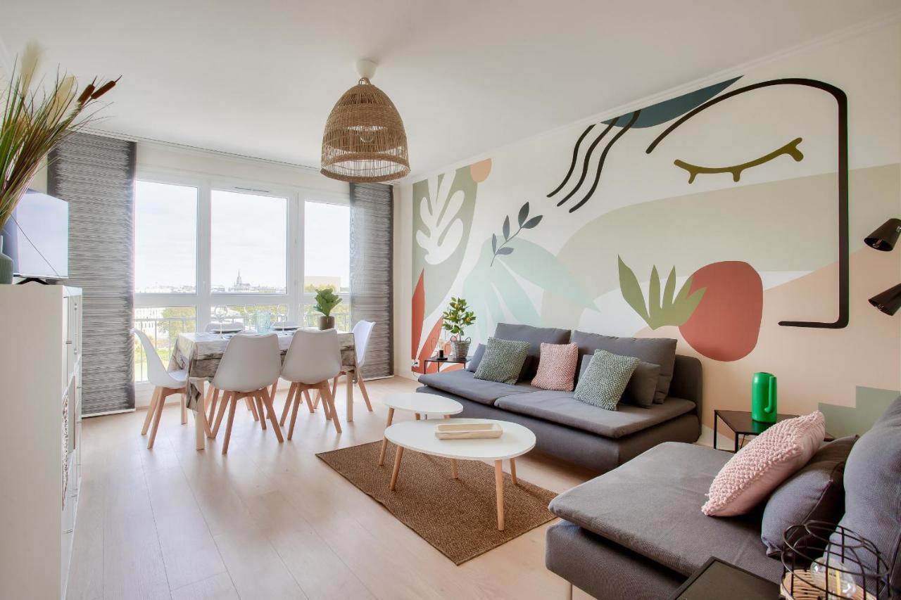 Apartamento Escapade Sur L'Ile De Nantes Avec Vue Sur La Loire Exterior foto